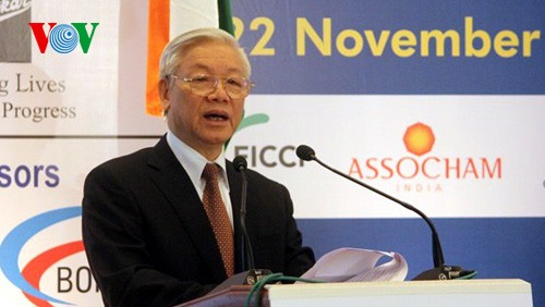 KPV-Generalsekretär Nguyen Phu Trong besucht die Stadt Mumbai in Indien