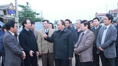 Vizepremierminister Nguyen Xuan Phuc in Quang Tri