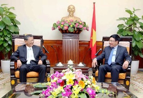 Vizepremierminister Pham Binh Minh empfängt den japanischen Botschafter