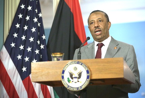 Libyens Ministerpräsident Abdulla al-Thinni tritt im Amt 