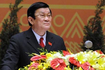 Staatspräsident Truong Tan Sang empfängt japanischen FEC-Vizevorsitzenden
