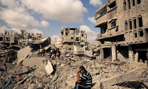 Perspektive des Wiederaufbaus für Gazastreifen