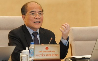 Parlamentspräsident Nguyen Sinh Hung empfängt Delegation des US-Repräsentantenhauses