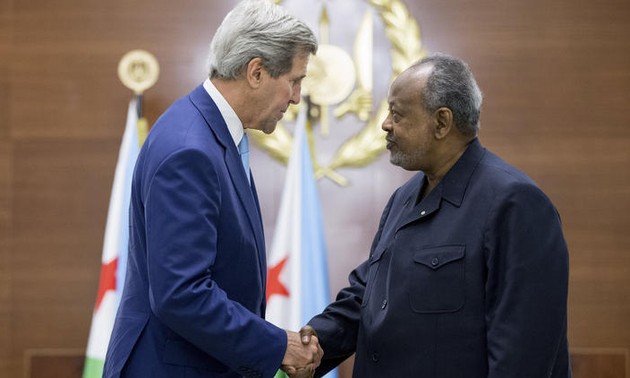 US-Außenminister John Kerry besucht Dschibuti