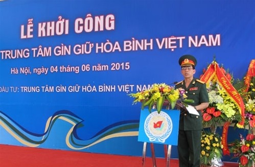 Bau des Friedenschutzzentrums Vietnams