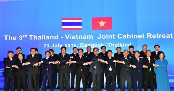 Gemeinsame Gespräche und Kabinettssitzung Vietnams und Thailands