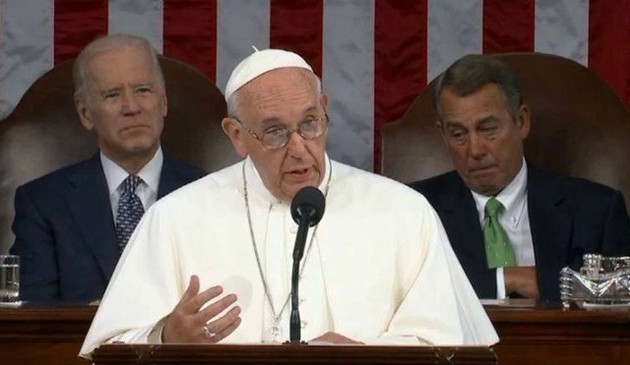 Papst Franziskus hielt Rede in den beiden US-Kammern