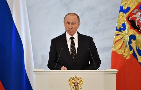 Russlands Präsident Wladimir Putin hält Rede an die Nation