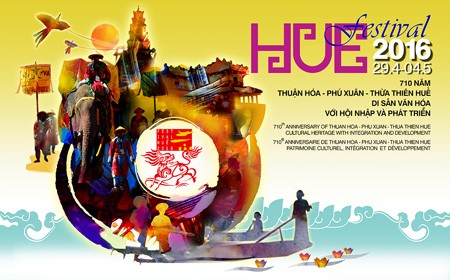 Hue Festival 2016 zeigt das Markenzeichen der Stadt Hue