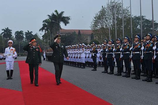 Chinas Verteidigungsminister Chang Wanquan besucht Vietnam
