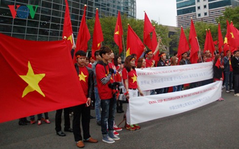 Vietnamesen in Südkorea protestieren gegen chinesische Handlungen