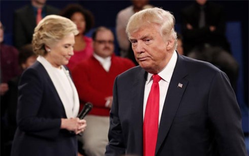 Meinungen über das zweite Fernsehduell der zwei Kandidaten der Präsidentschaftswahlen in USA