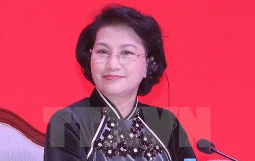 Parlamentspräsidentin Nguyen Thi Kim Ngan nimmt am Weltgipfel der Parlamentspräsidentinnen teil