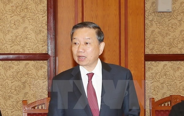 Vietnamesische Polizeiminister trifft den chinesischen Minister für Staatssicherheit