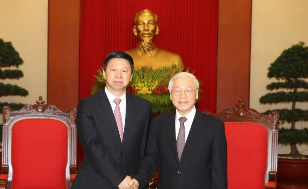 KPV-Generalsekretär Nguyen Phu Trong emfängt Sonderbeauftragten des chinesischen Staatspräsidenten