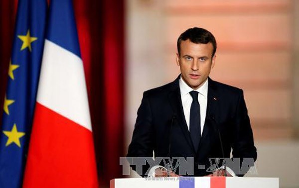 Frankreichs Präsident Emmanuel Macron beginnt seinen ersten Staatsbesuch in China