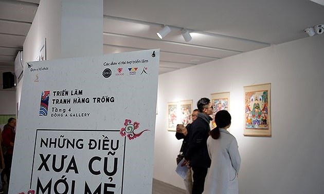 Ausstellung der Hang Trong-Bilder: alte und neue Geschichte