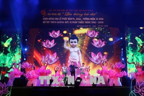 Zahlreiche Aktivitäten zum 2562. Geburtstag Buddhas in Ho Chi Minh Stadt 