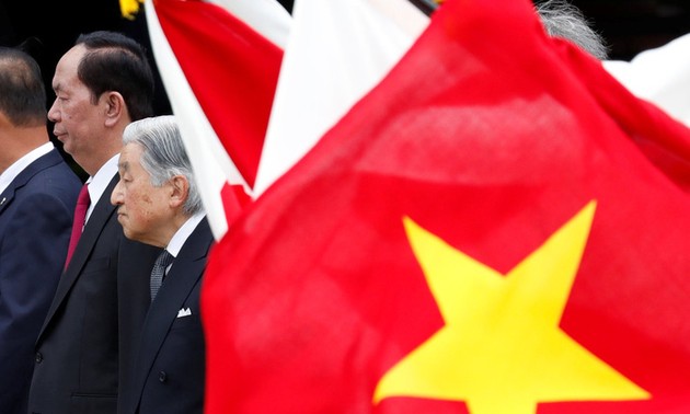 Japanische Medien berichten über den Empfang für Staatspräsident Tran Dai Quang
