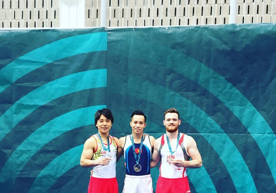Vietnamesisches Turnen-Team gewann zwei Goldmedaillen bei dem World Challenge Cup 