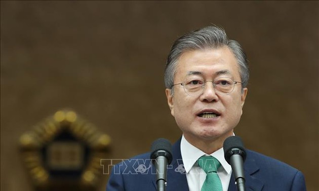 Südkoreas Präsident betont, dass Nordkorea Ausgleichsschritte mit den USA einleiten wird