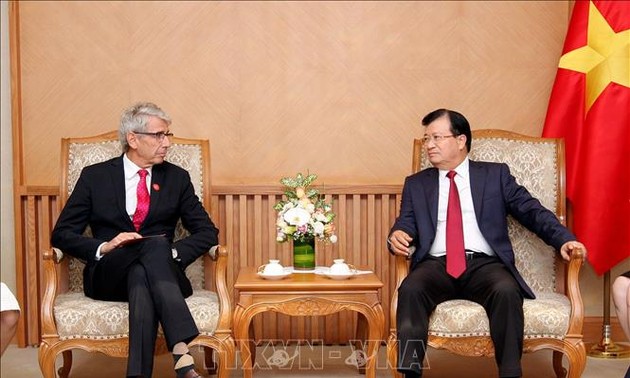Vizepremierminister Trinh Dinh Dung: Förderung der Zusammenarbeit der Unternehmen aus Vietnam und Frankreich