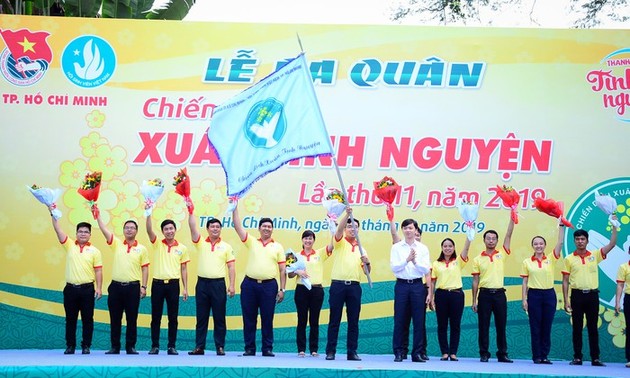 Jugendliche in Ho Chi Minh Stadt startet die Kampagne „Frühling der freiwilligen Aktionen“