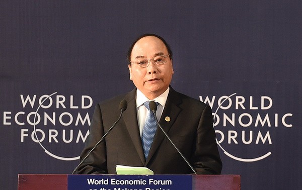 Premiermister Nguyen Xuan Phuc nimmt an der jährlichen Konferenz des Weltwirtschaftsforum im schweizerischen Davos teil