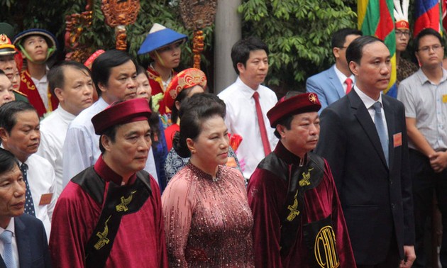 Parlamentspräsidentin Nguyen Thi Kim Ngan zu Gast beim Todestag der Hung-Könige 2019
