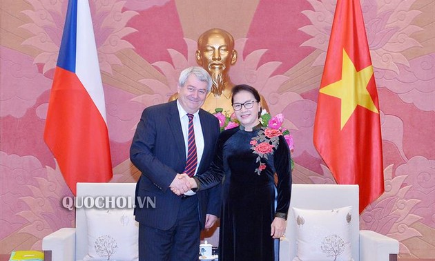 Parlamentspräsidentin Nguyen Thi Kim Ngan empfängt den Vizepräsident der tschechischen Abgeordnetenkammer