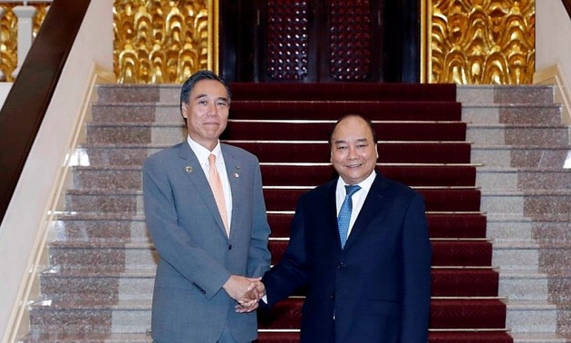 Premierminister Nguyen Xuan Phuc empfängt den Gouverneur der japanischen Präfektur Nagano
