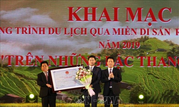Eröffnung der Kulturwoche der Reisterrassen in Hoang Su Phi