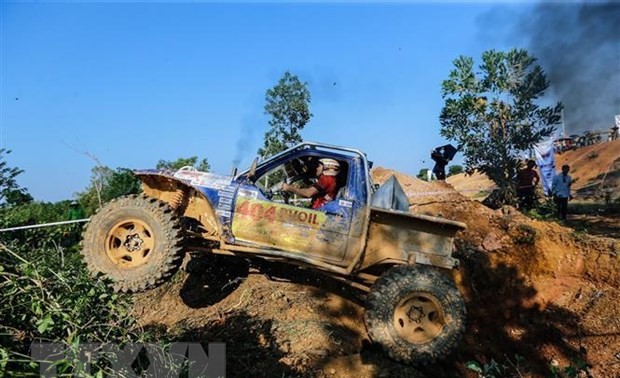Beendigung des größten Geländewagen-Rennens in Vietnam