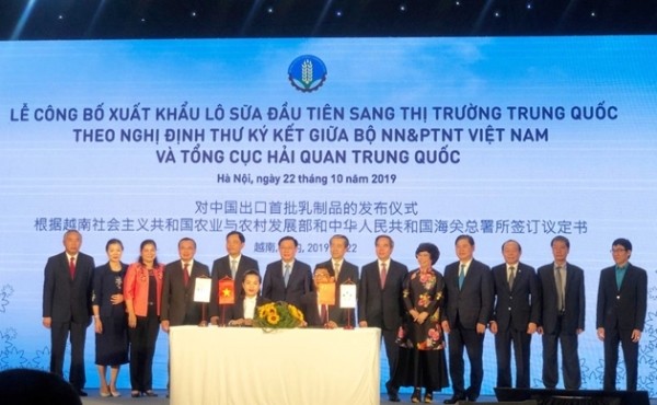 Vietnam exportiert erste Milchprodukte nach China