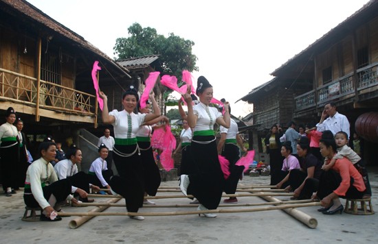 Tetfest der vietnamesischen ethnischen Minderheiten