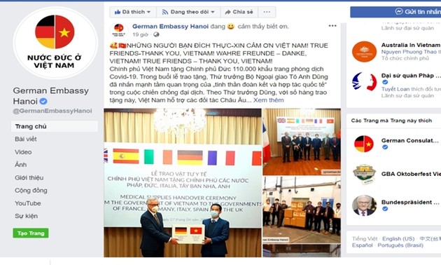 Deutsche Medien loben die vietnamesische Unterstützung für europäische Länder bei der Bekämpfung der Covid-19