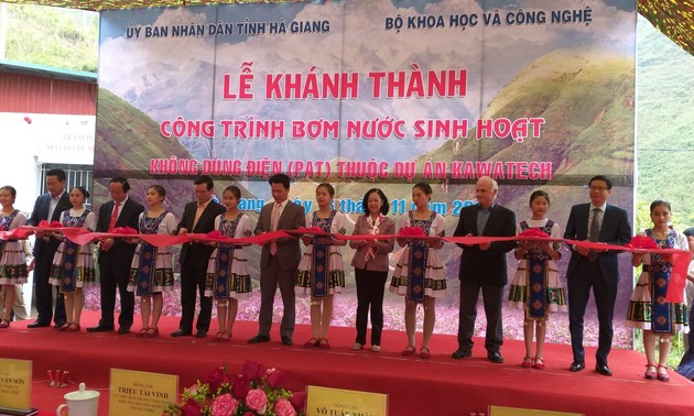 Rückblick auf Zusammenarbeit zwischen Vietnam und Deutschland in Wasserversorgung auf dem Kalkplateau Dong Van
