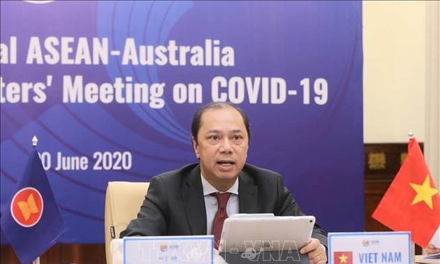 Online-Sonderkonferenz der Außenminister der ASEAN und Australiens über Covid-19-Epidemie