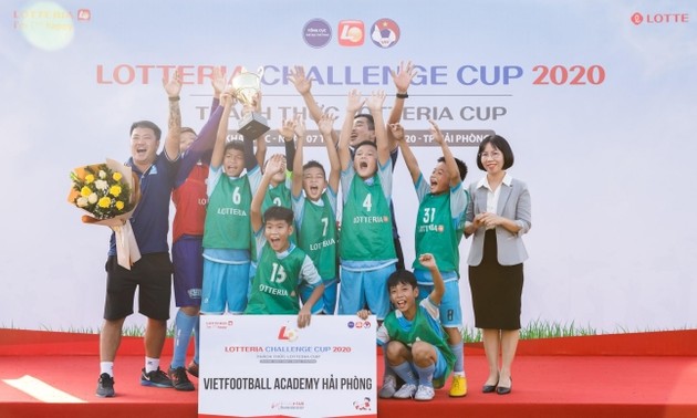 Vietfootball Academy gewinnt Qualifikationsrunde des Lotteria-Pokals Hai Phong