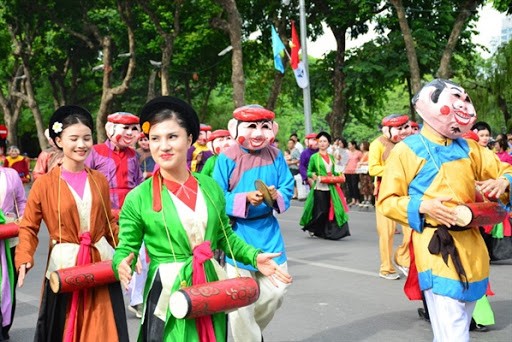 Hanoi: Folkloristisches Kulturfest im zeitgenössischen Leben 2020