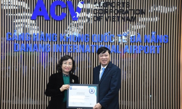 Internationaler Flughafen Da Nang erhält Zertifikat „Flughafengesundheitsakkreditierung“