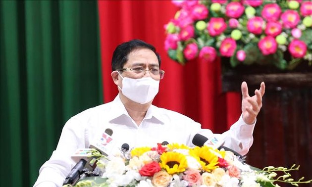 Premierminister Pham Minh Chinh führt Treffen mit Wählern der Stadt Can Tho