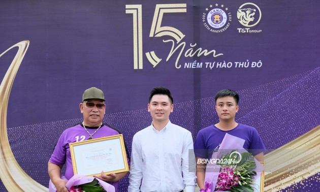 Fußballklub Hanoi FC feiert das 15. Gründungstag