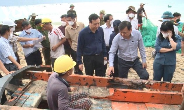 Schnelle Beseitigung der Folgen der Naturkatastrophen in Binh Dinh und Phu Yen