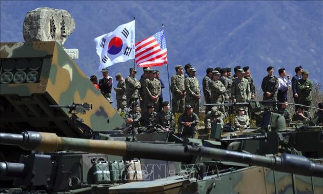 Beginn des Frühlingsmanövers zwischen Südkorea und USA