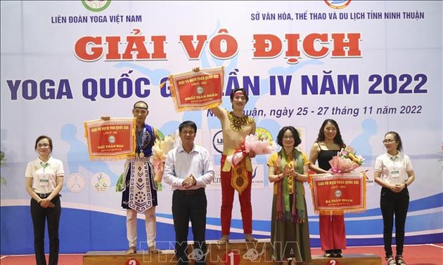Yoga Hanoi gewinnt den ersten Preis der Yoga-Nationalmeisterschaft 2022