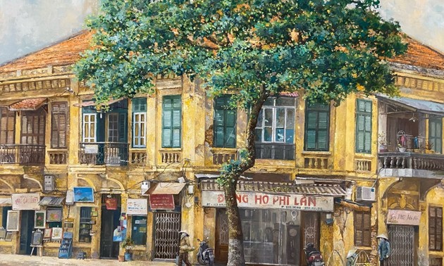 Ausstellung über die Altstadt Hanois von Tran Nam Long