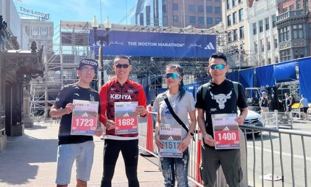 Vier vietnamesische Läufer beteiligen sich am Boston-Marathon