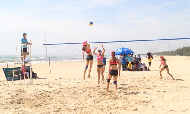 Erweitertes Beach-Volleyball-Turnier in Quang Ngai eröffnet