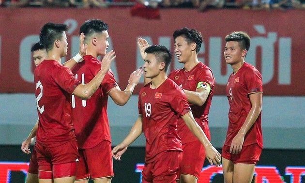 Vietnams Fußballnationalmannschaft wird Freundschaftsspiel gegen Palästina antreten
